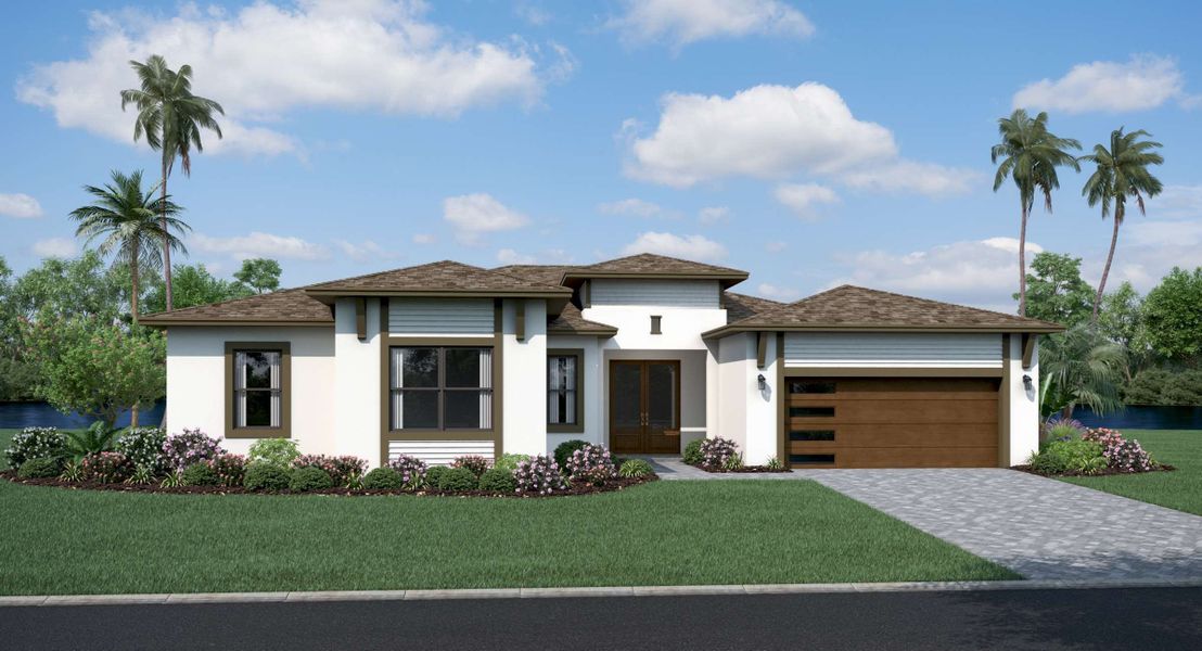 New construction Single-Family house Panther (Eco Collection), 15303 Serengeti Boulevard, Spring Hill, FL 34610 - photo