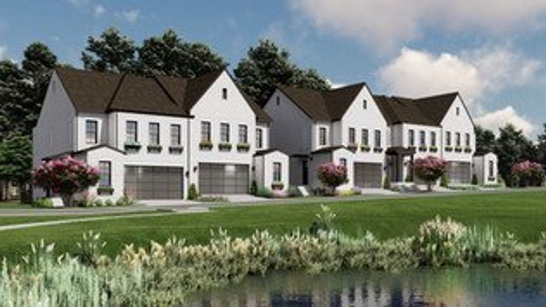 New construction Townhouse house Cartmel, 6308 Providence Road, Charlotte, NC 28226 - photo
