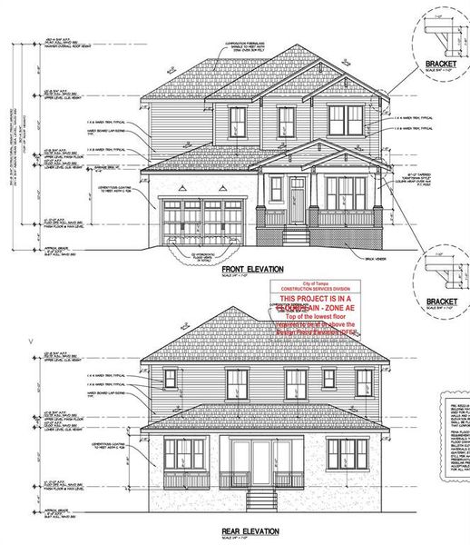 Front & Rear Elevation