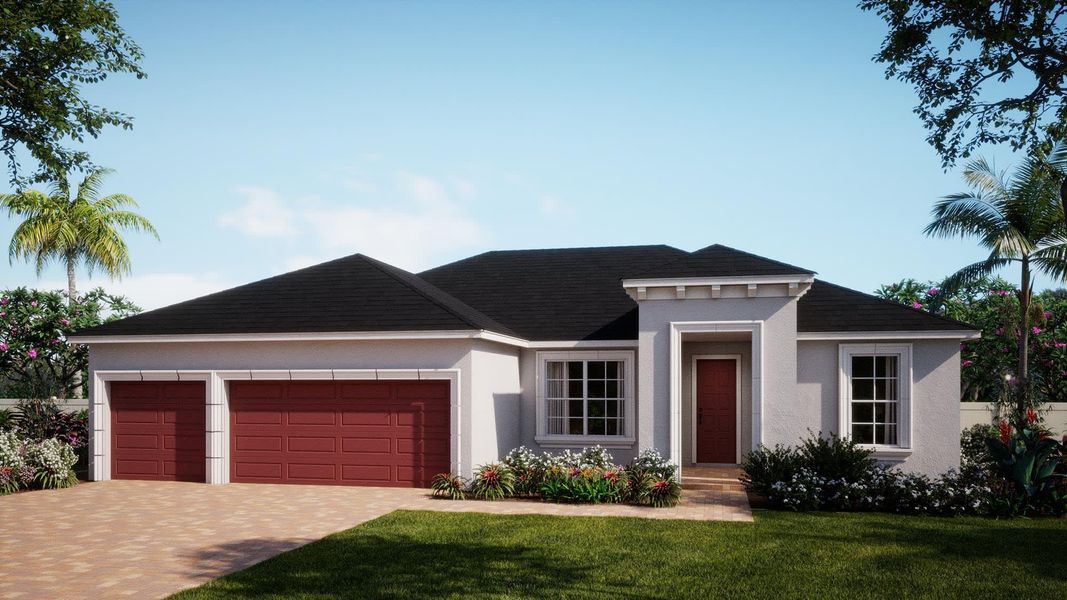 Mediterranean Elevation | Briella | New Homes in Florida | Landsea Homes