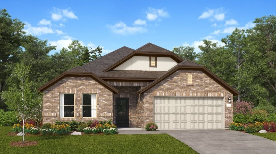 New construction Single-Family house Marigold, 7703 Iris Peak Drive, Katy, TX 77493 - photo