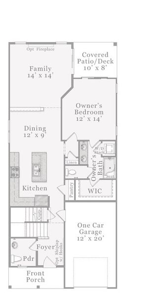 Optional Owners Room Sliding Glass Door