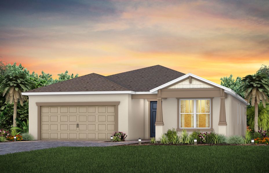 New construction Single-Family house 13263 Panama Beach Ct, Orlando, FL 32827 Mystique- photo