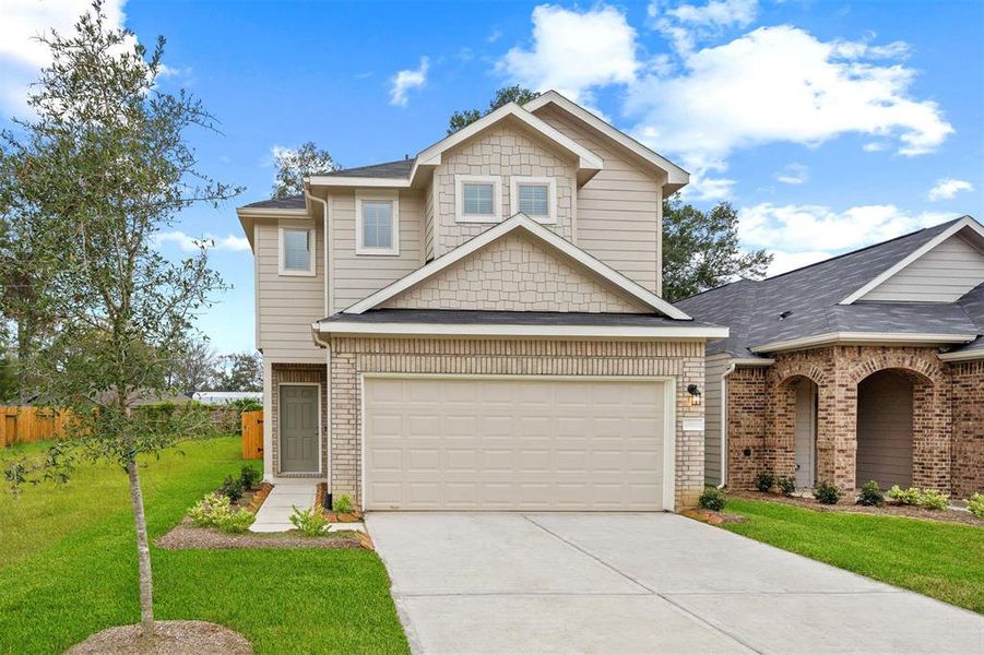 New construction Single-Family house 424 Emerald Thicket Lane, Humble, TX 77336 Plan 1774- photo