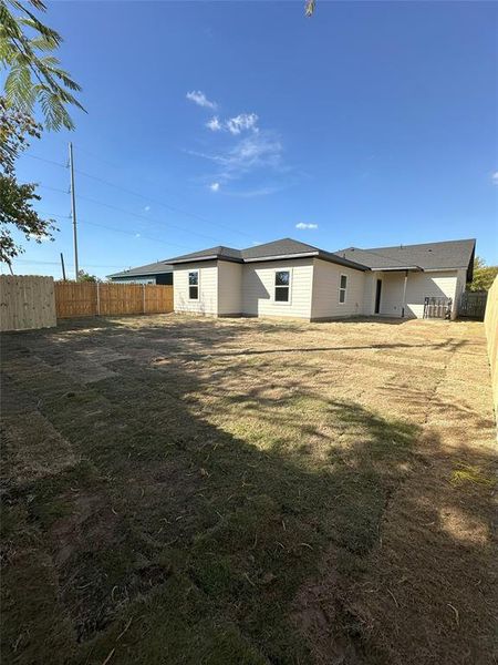 View of rear view of house