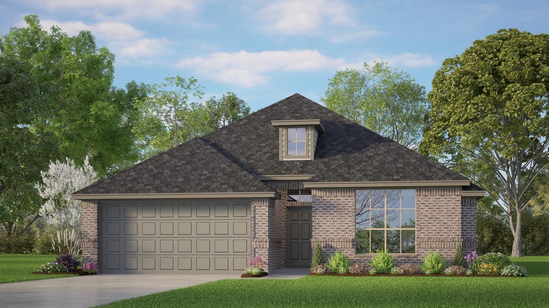 Elevation A | Concept 1455 at Summer Crest in Fort Worth, TX by Landsea Homes