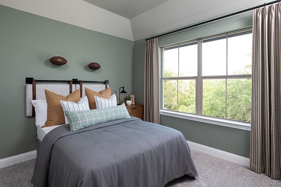Bedroom 3 | Concept 3135 at Oak Hills in Burleson, TX by Landsea Homes