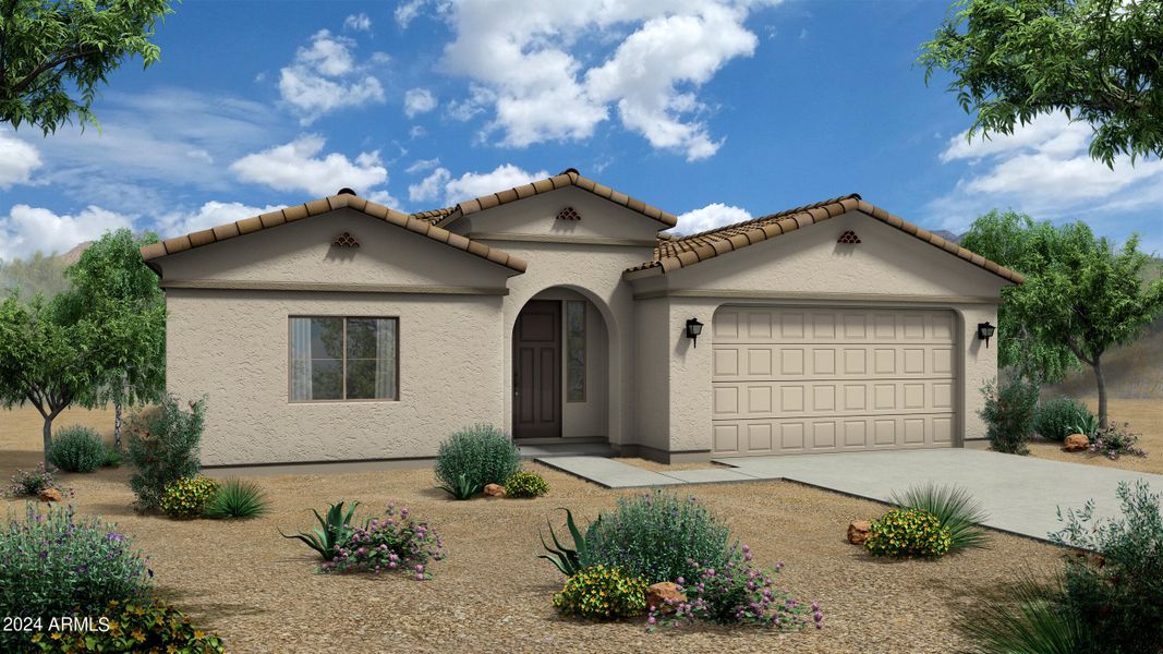 New construction Single-Family house 2538 N Bronco Lane, Casa Grande, AZ 85122 Sanctuary- photo
