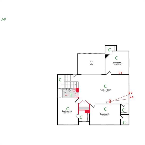 W/S #71699 / BG #3: 2nd Floor