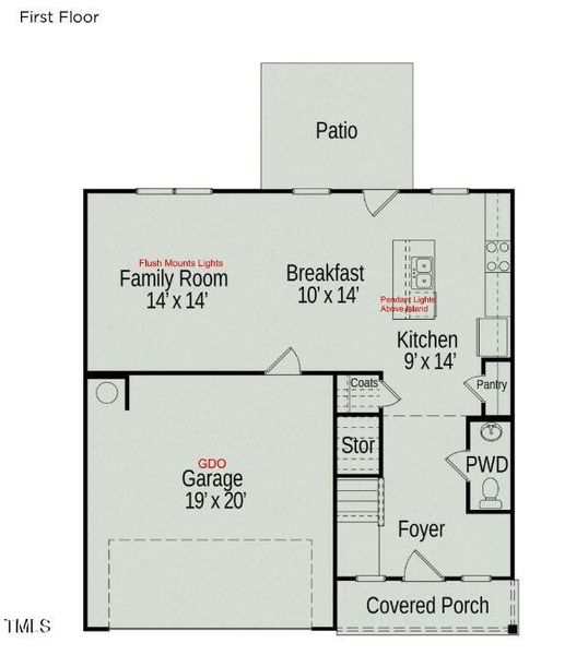 First Floor layout