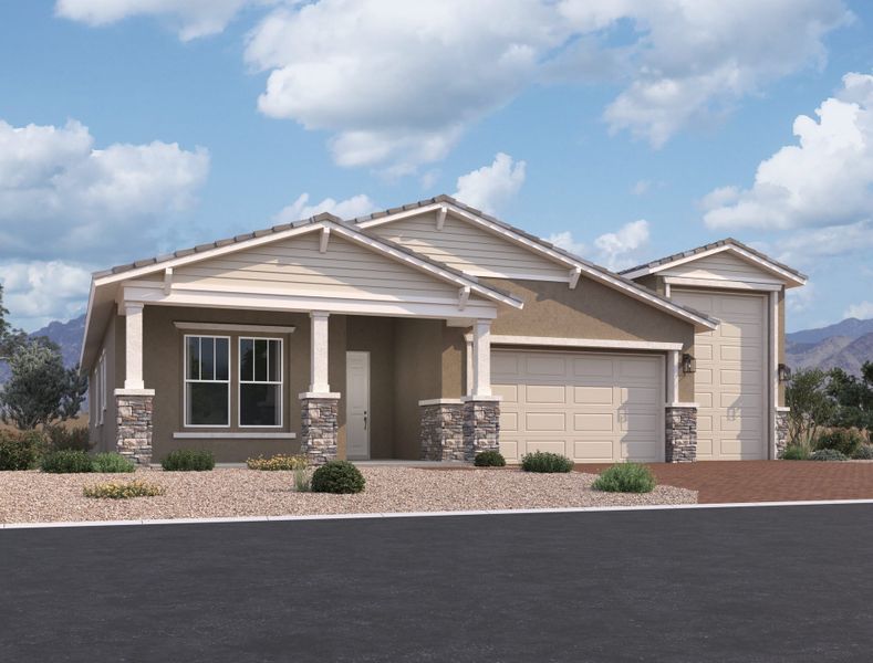 New construction Single-Family house Aspen, 22812 E. Stirrup St., Queen Creek, AZ 85142 - photo