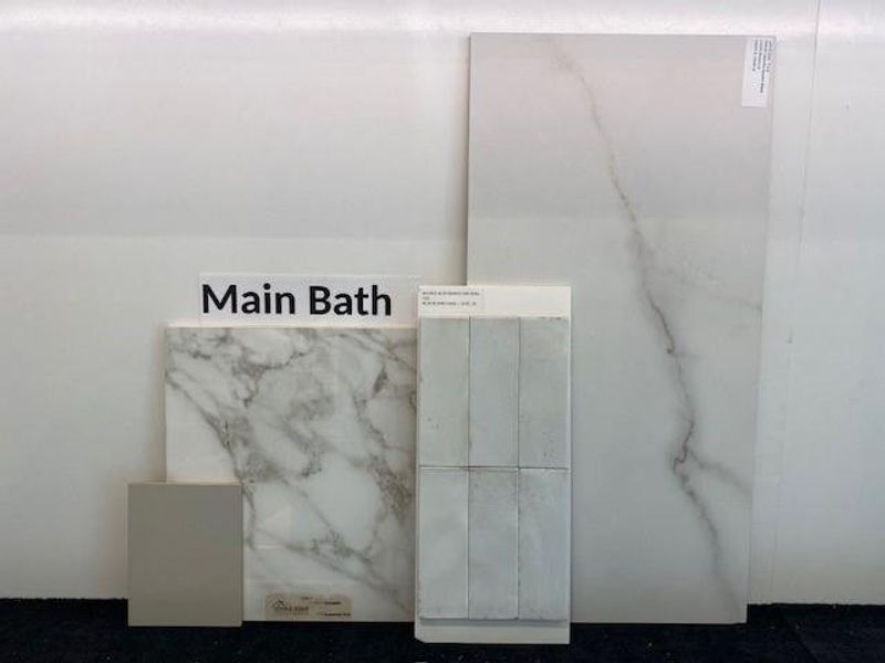 Main Bath Design Selections