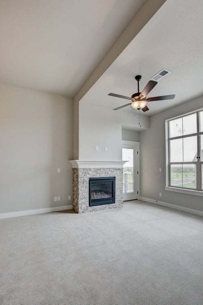 Living Room - Previous Oxford Floor Plan - Finishes May Vary
