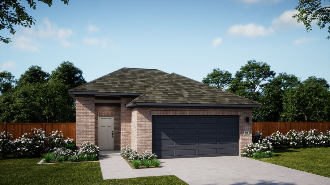 Elevation A | Tatum at Village at Manor Commons in Manor, TX by Landsea Homes