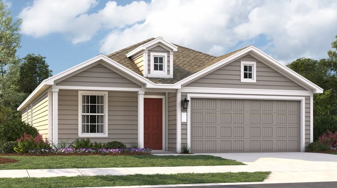 New construction Single-Family house 2329 Red Sky Drive, Lockhart, TX 78644 Nettleton- photo