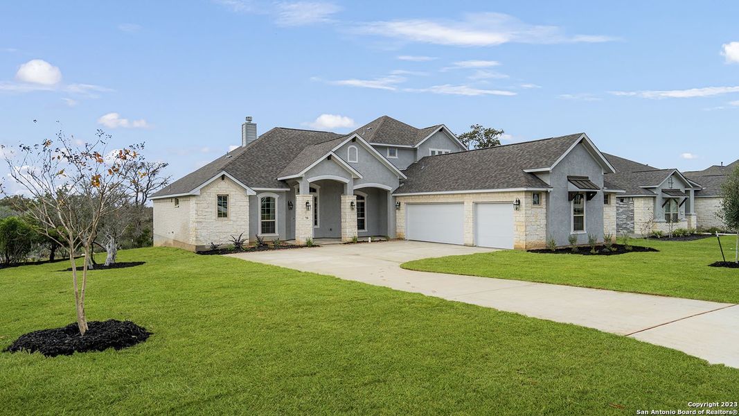 New construction Single-Family house 758 Lilly Bluff, Castroville, TX 78009 Calaveras B- photo