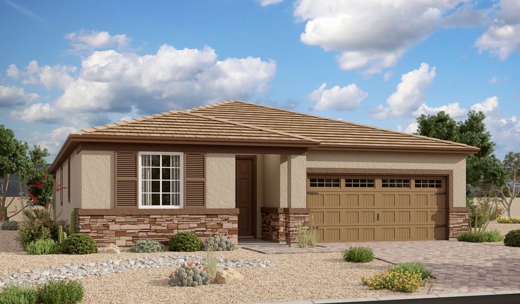 New construction Single-Family house 28045 N 176 Avenue, Surprise, AZ 85387 Raleigh- photo