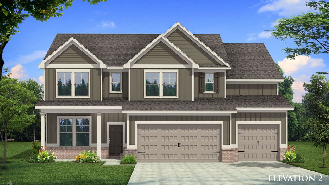 New construction Single-Family house Abigail II, 1045 George Masters Place, Fayetteville, GA 30214 - photo