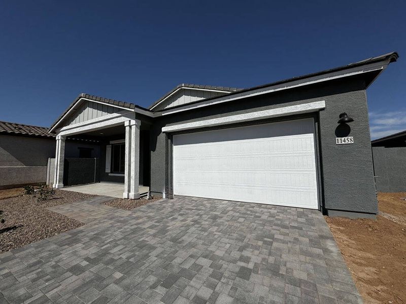 Farmhouse exterior elevation