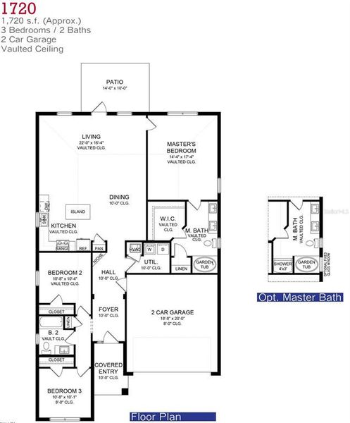 1720 Floor plan