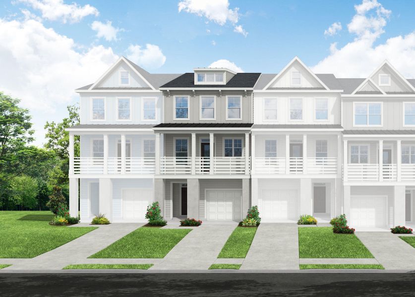 New construction Townhouse house 320 Laurens View Lane, Charleston, SC 29492 Blakely- photo