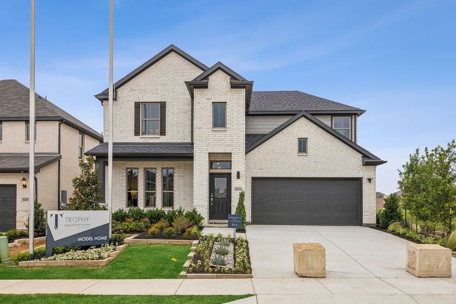 Tesoro at Chisholm Trail Ranch Stanley II  Model Home in Crowley TX by Trophy Signature Homes