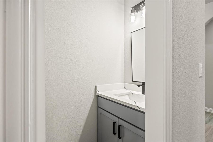 Guest Bathroom with vanity