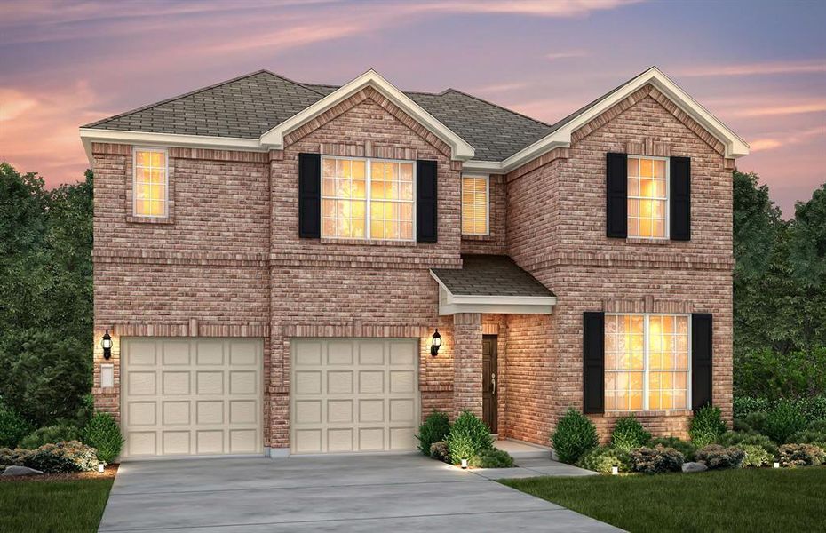 NEW CONSTRUCTION: Beautiful two-story home available at Anna Town Square.