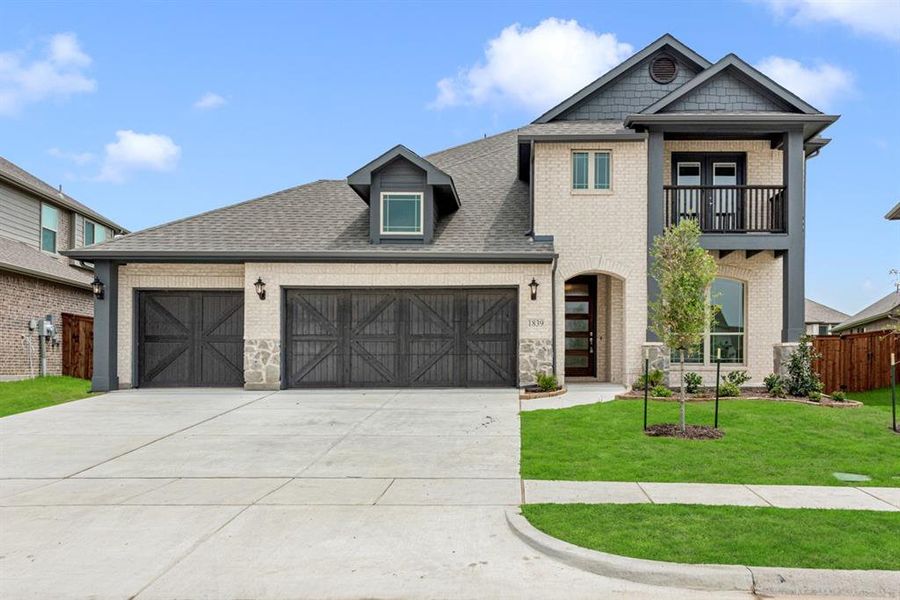 New construction Single-Family house 1839 Moscatel, McLendon-Chisholm, TX 75032 Dewberry III- photo