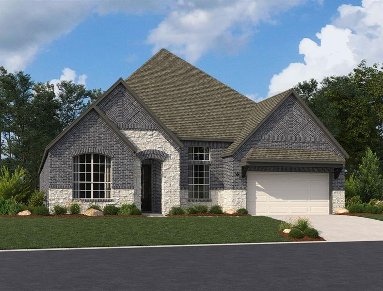 New construction Single-Family house 5303 Mystic Sea Drive, Katy, TX 77493 Hanover Homeplan- photo