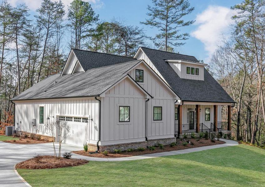 New construction Single-Family house Yonah - Basement, 300 Oxford Road, Ball Ground, GA 30107 - photo