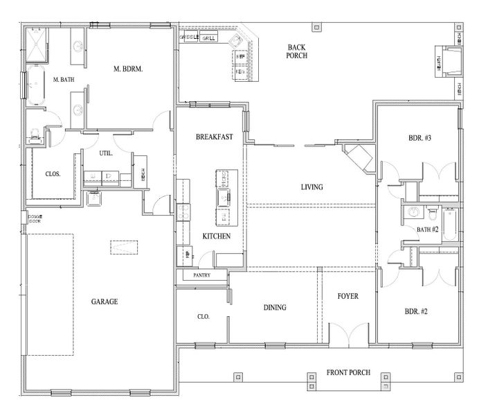 New construction Single-Family house 2074 Plan, 7533 County Road 1127, Godley, TX 76044 - photo