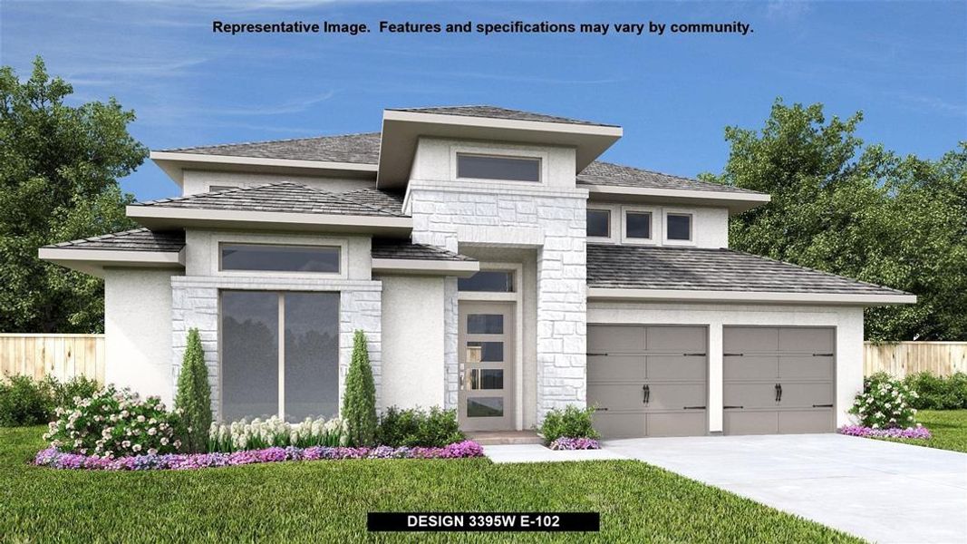New construction Single-Family house Design 3395W, 3403 Little Willow, San Antonio, TX 78245 - photo
