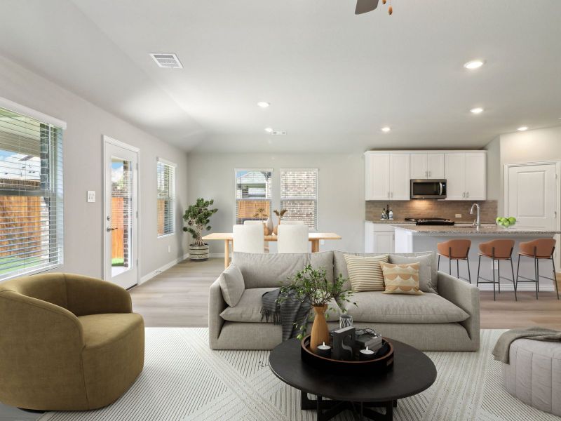 The Preston floorplan with the Sleek interior package.