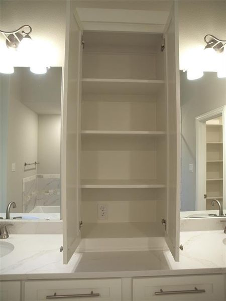 Closet with sink