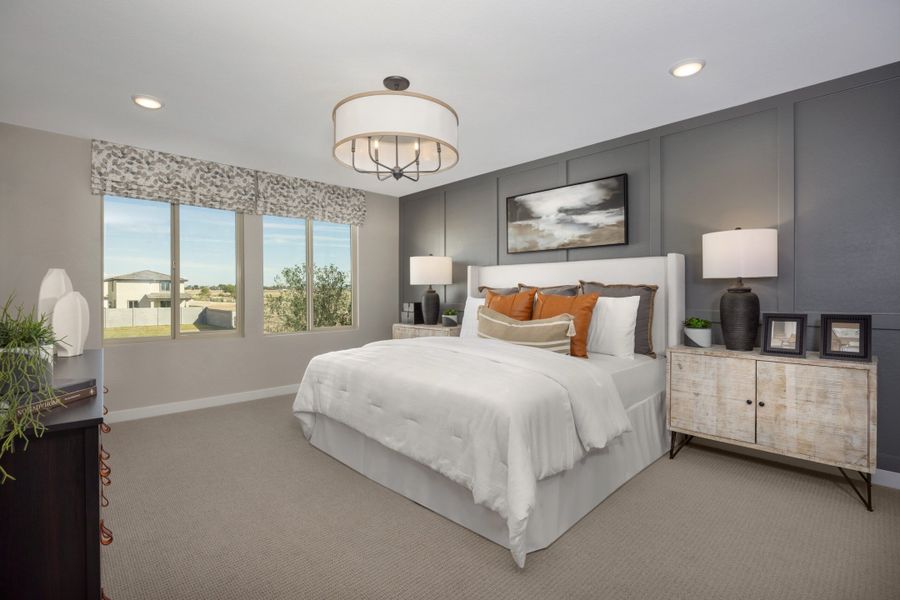 Primary Bedroom | Clementine | Mandarin at Citrus Park | New Homes in Goodyear, AZ | Landsea Homes