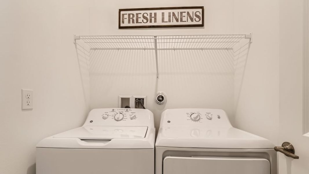 Larkspur laundry room