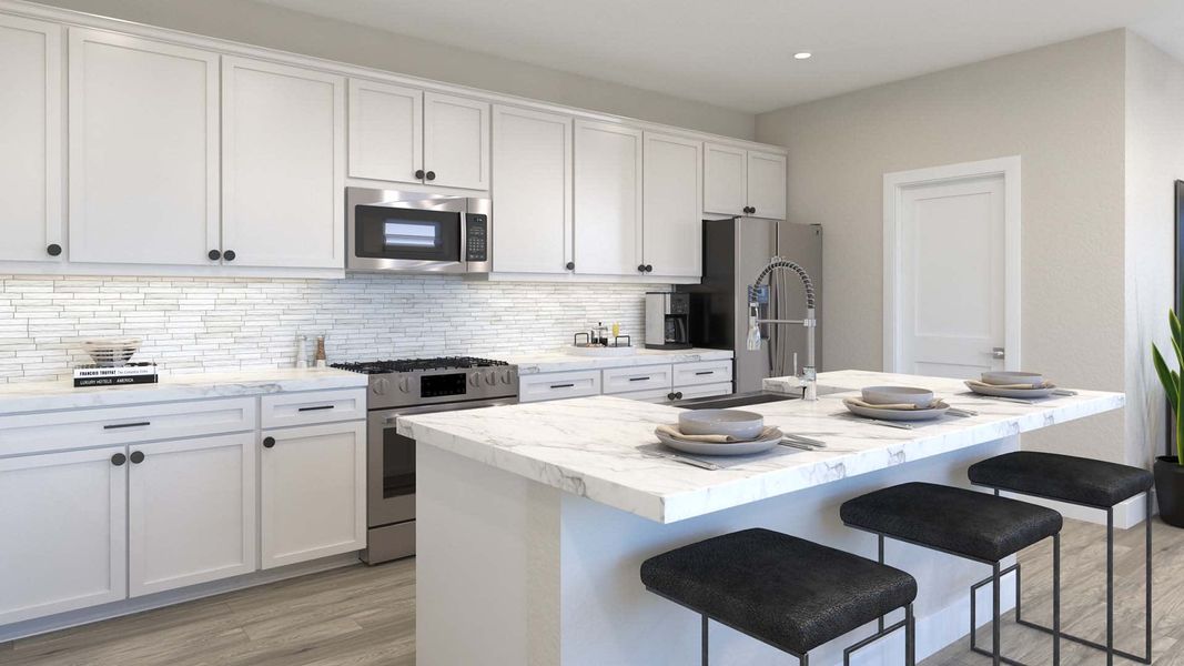 Kitchen | Celedon | Greenpointe | New homes in Eastmark, Arizona | Landsea Homes