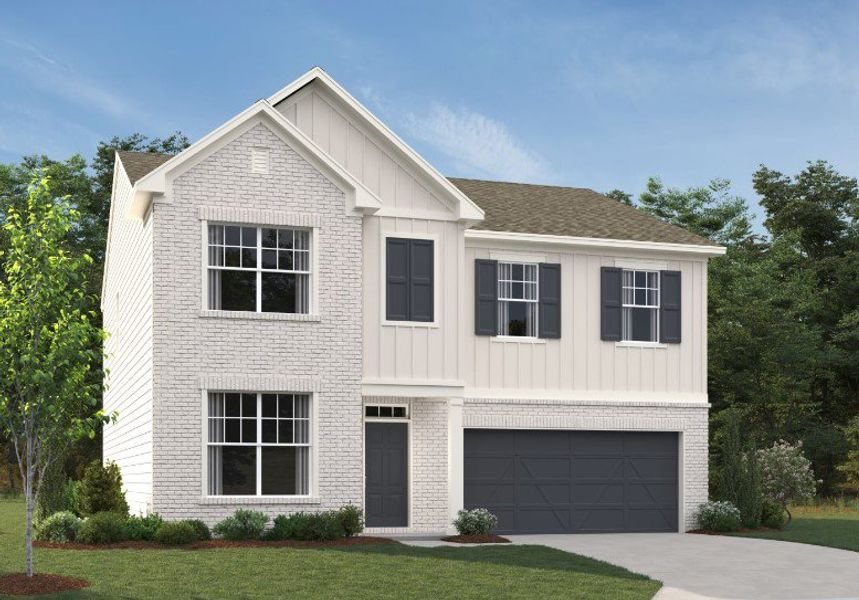 Rendering is for illustrative purposes.  Actual exterior selections may vary by homesite.