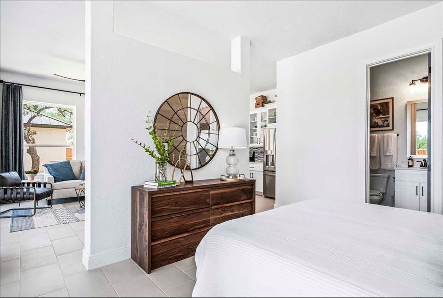 Optional Casita bedroom, photo courtesy of David Weekley Homes