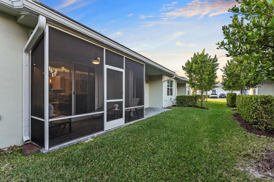 Private Screened in Patio