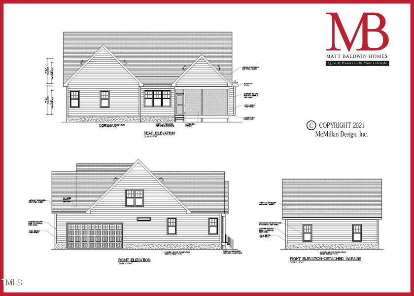 MB HOMES lot 132 rear