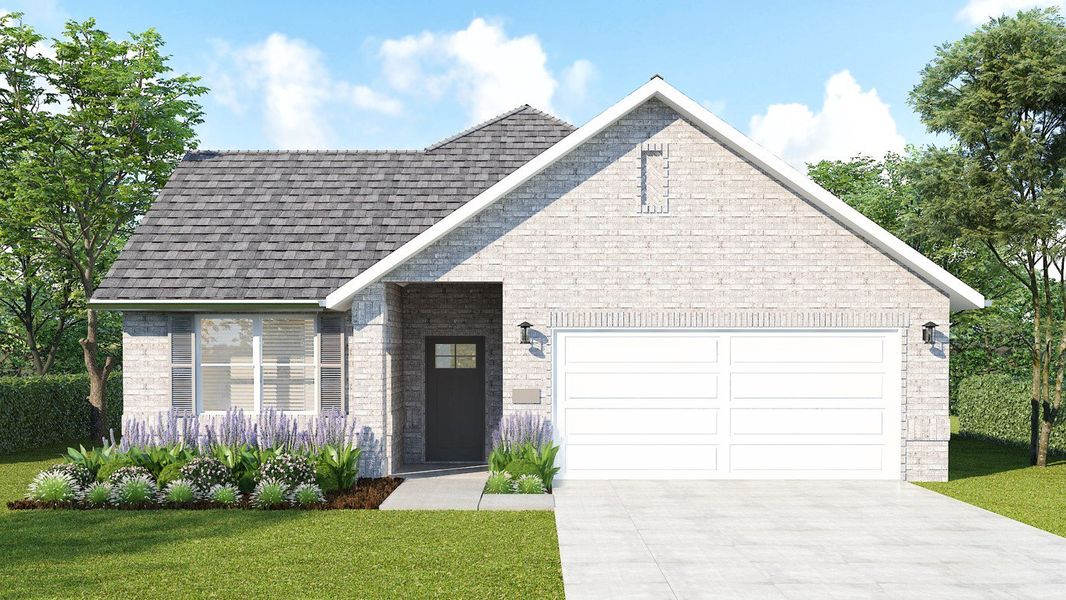 New construction Single-Family house Oak Forest, 10929 Bourbon Street, Willis, TX 77318 - photo