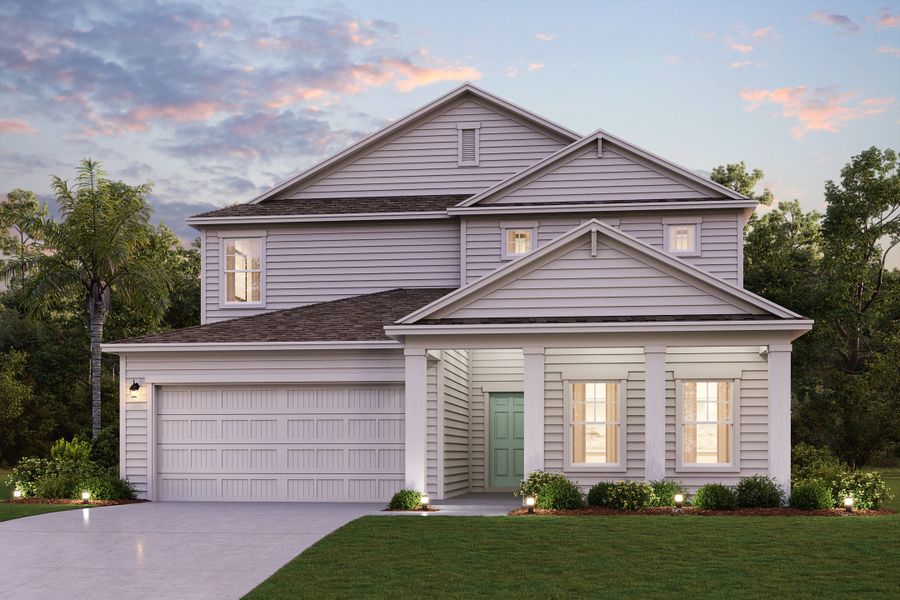 The Silver Maple elevation A at Concourse Crossing by Century Communities