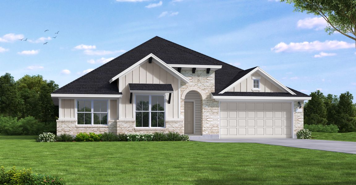 New construction Single-Family house Larue (2525-CV-50), 200 Westfield Street, Hutto, TX 78634 - photo