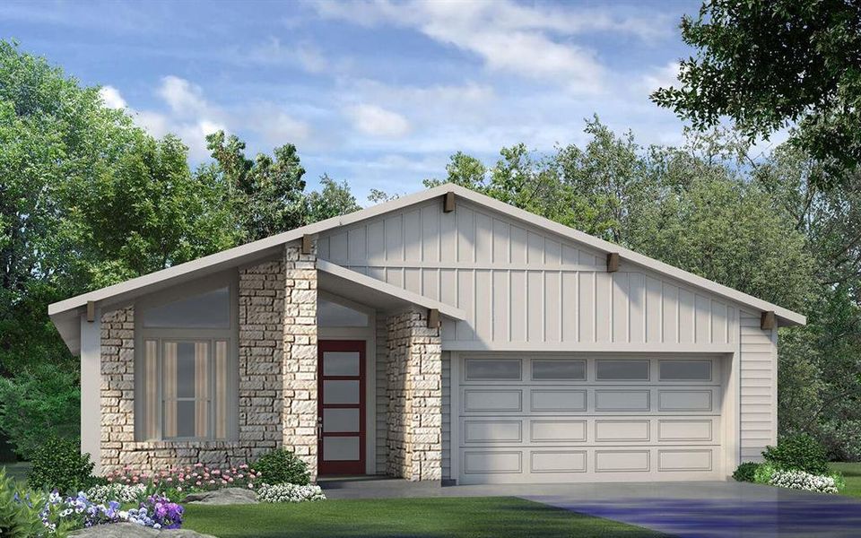 New construction Single-Family house 9708 Hamadryas Dr, Austin, TX 78744 Mills- photo