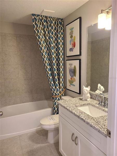 Upstairs Bath (staged model home photo)