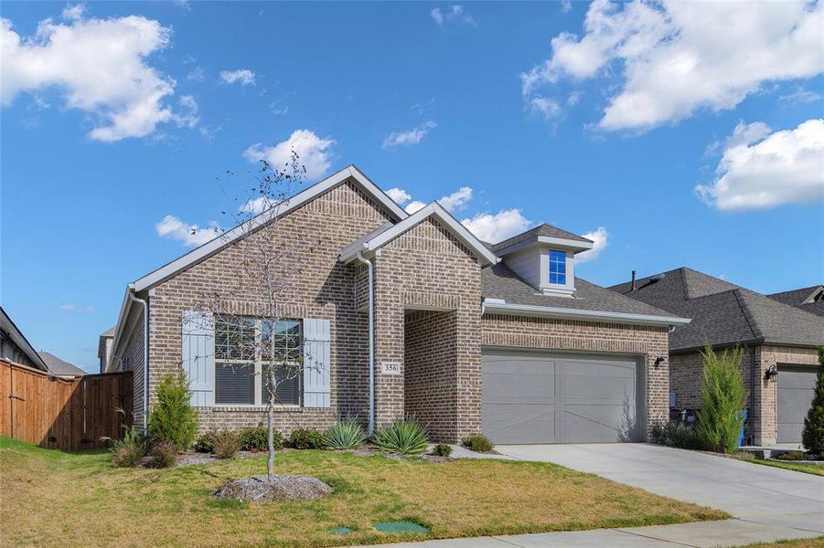 New construction Single-Family house 356 Greenbriar Road, Little Elm, TX 75068 The Pemshore- photo