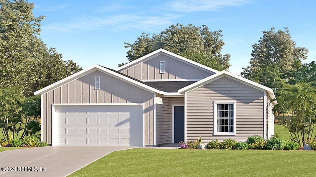 New construction Single-Family house 8133 Horsebit Circle, Jacksonville, FL 32219 Trevi II- photo