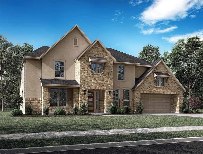 New construction Single-Family house 10110 Sterling Spring Drive, Missouri City, TX 77459 Lucca- photo